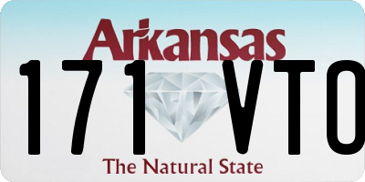 AR license plate 171VTO