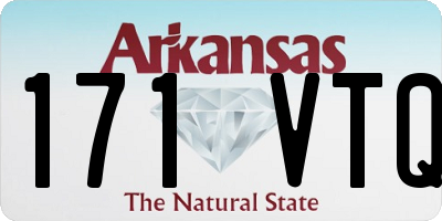 AR license plate 171VTQ