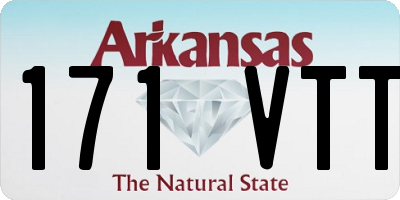 AR license plate 171VTT