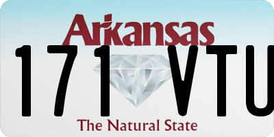 AR license plate 171VTU