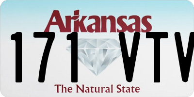 AR license plate 171VTV