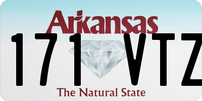 AR license plate 171VTZ