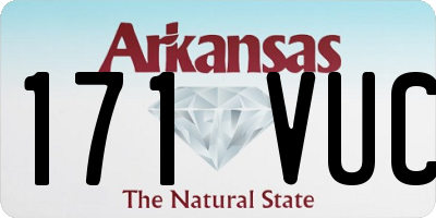 AR license plate 171VUC