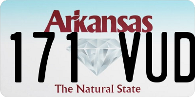 AR license plate 171VUD