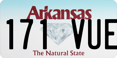 AR license plate 171VUE