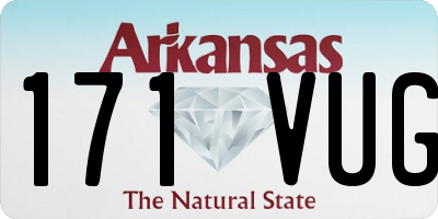 AR license plate 171VUG