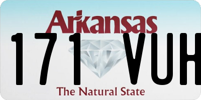 AR license plate 171VUH