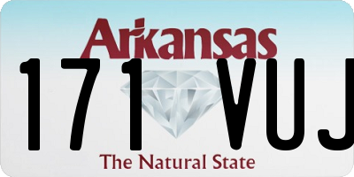 AR license plate 171VUJ