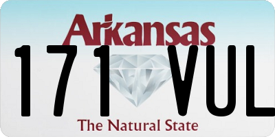AR license plate 171VUL