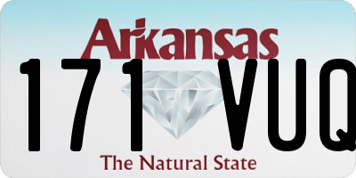 AR license plate 171VUQ