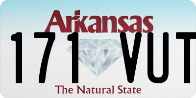 AR license plate 171VUT