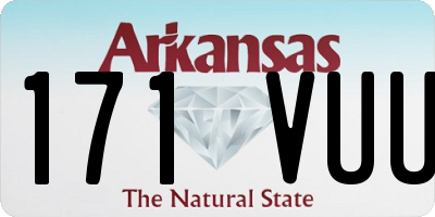 AR license plate 171VUU
