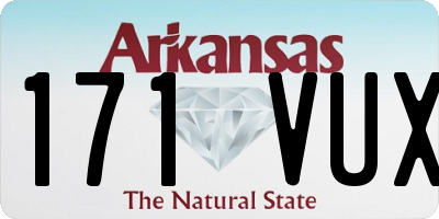 AR license plate 171VUX
