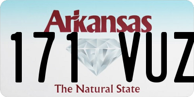 AR license plate 171VUZ