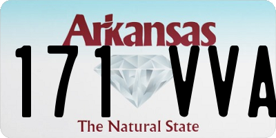AR license plate 171VVA