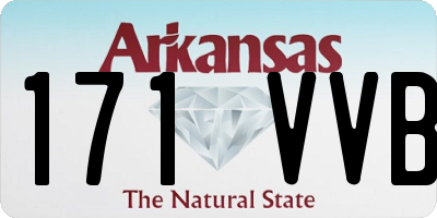 AR license plate 171VVB