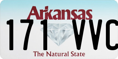 AR license plate 171VVC