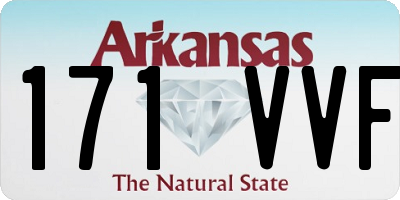 AR license plate 171VVF