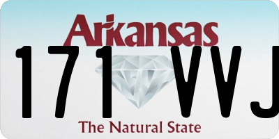 AR license plate 171VVJ