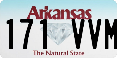 AR license plate 171VVM
