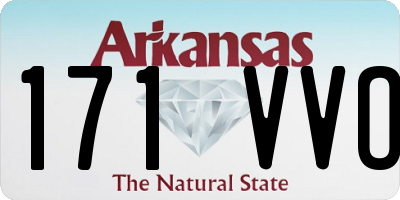 AR license plate 171VVO