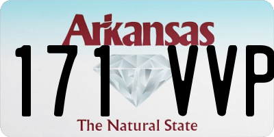 AR license plate 171VVP