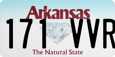 AR license plate 171VVR