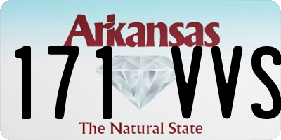 AR license plate 171VVS
