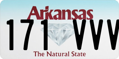 AR license plate 171VVV