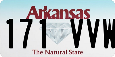 AR license plate 171VVW
