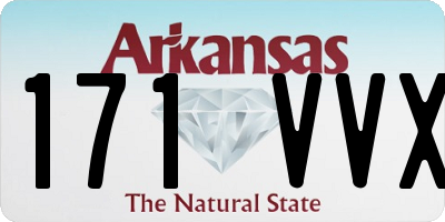 AR license plate 171VVX