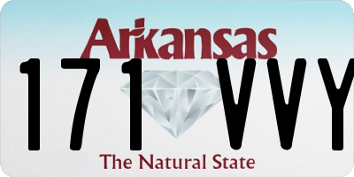 AR license plate 171VVY
