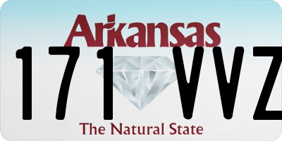 AR license plate 171VVZ