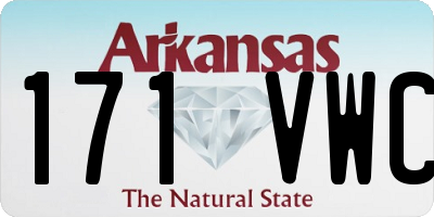 AR license plate 171VWC