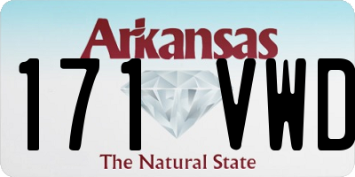 AR license plate 171VWD