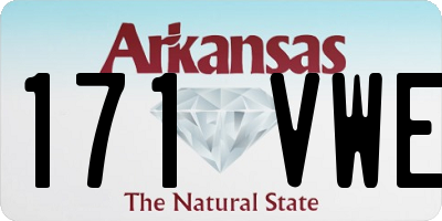 AR license plate 171VWE