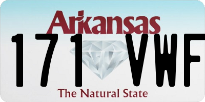 AR license plate 171VWF