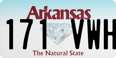 AR license plate 171VWH