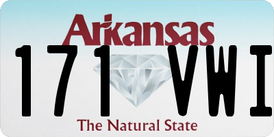 AR license plate 171VWI