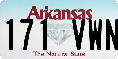 AR license plate 171VWN