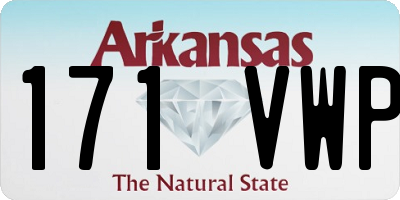 AR license plate 171VWP