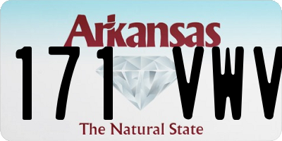 AR license plate 171VWV