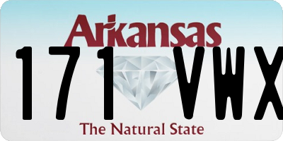 AR license plate 171VWX