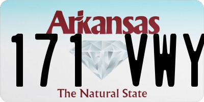 AR license plate 171VWY