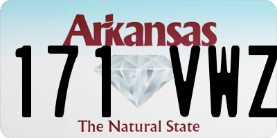 AR license plate 171VWZ