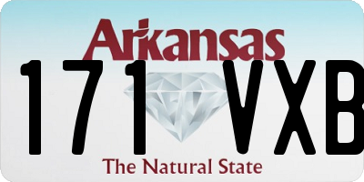 AR license plate 171VXB
