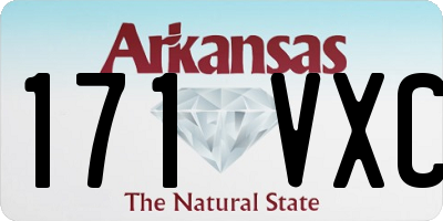 AR license plate 171VXC
