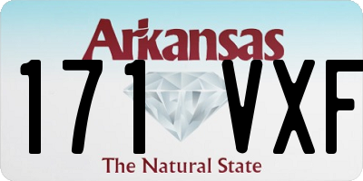 AR license plate 171VXF