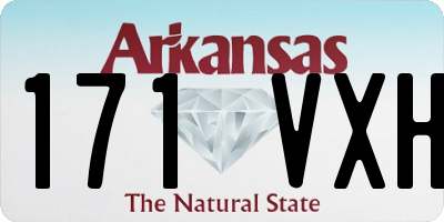 AR license plate 171VXH