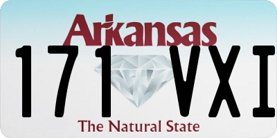 AR license plate 171VXI